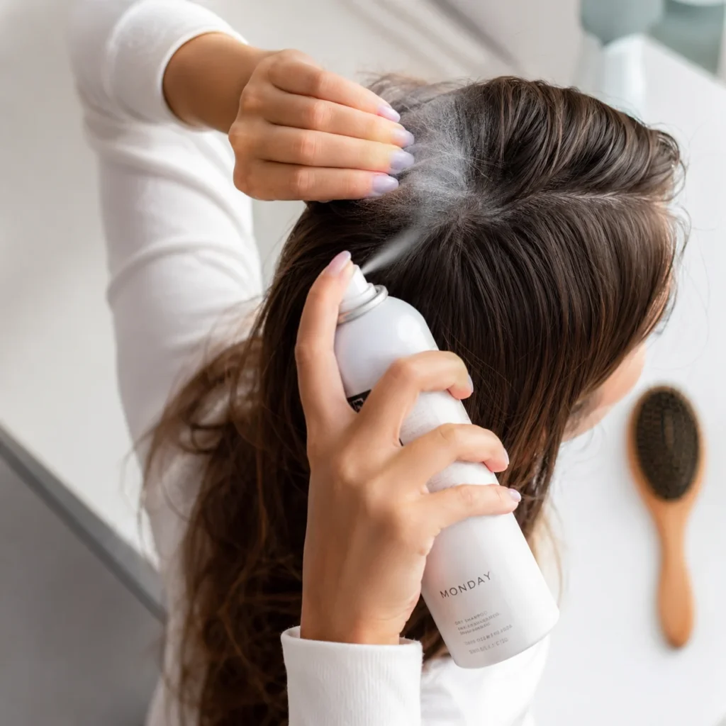 Prep Your Hair (Day-Old Hair Works Best)