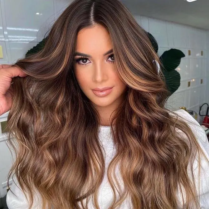 Toffee Balayage Brunette
