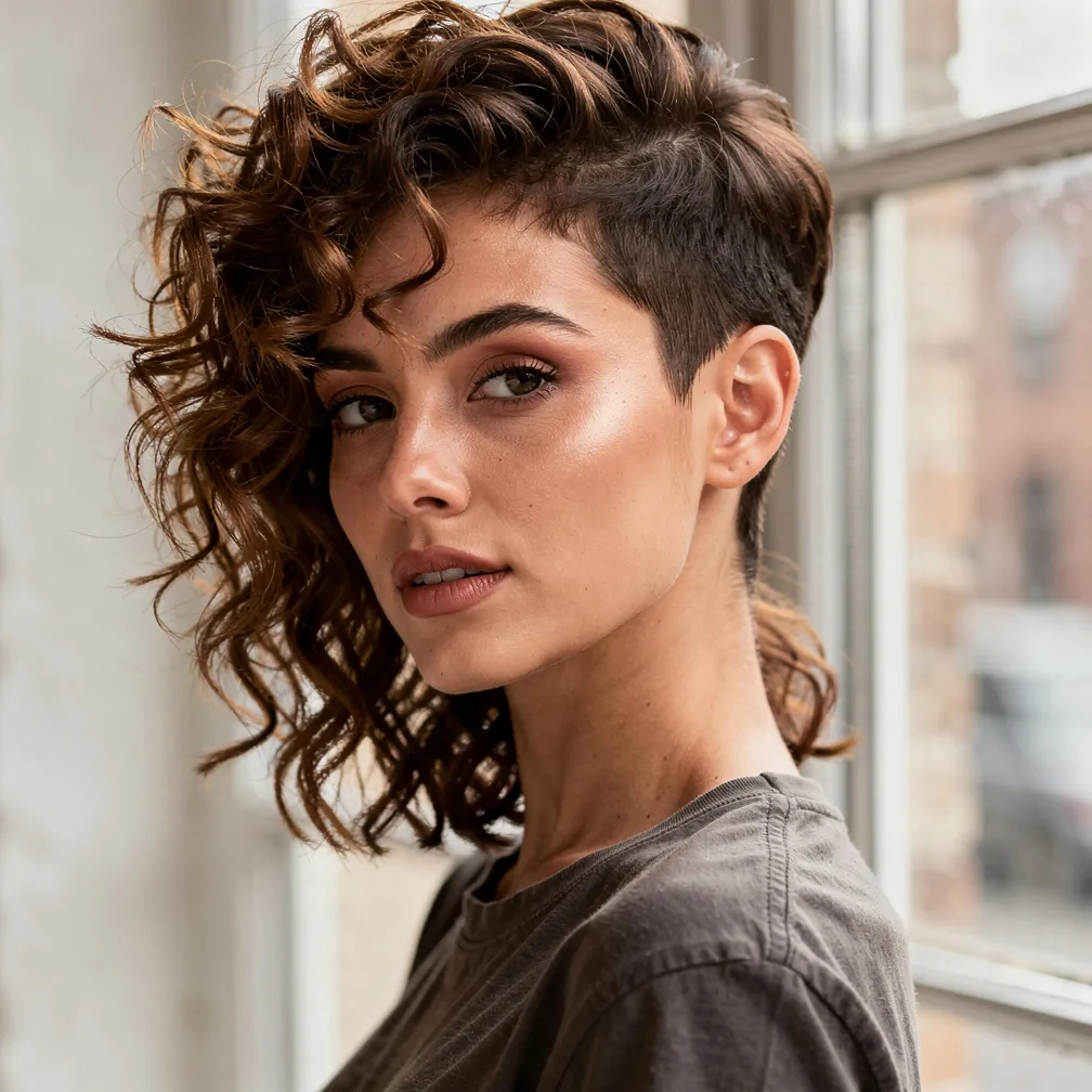 Curly Mullet (Soft Modern Version)