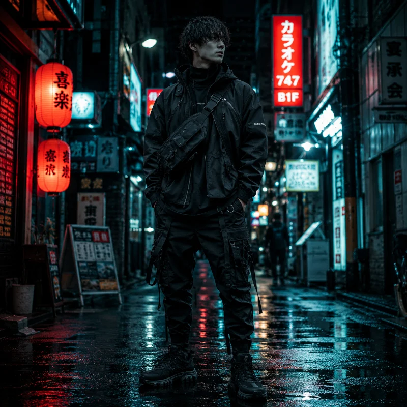 The Tech Wear All-Black Look