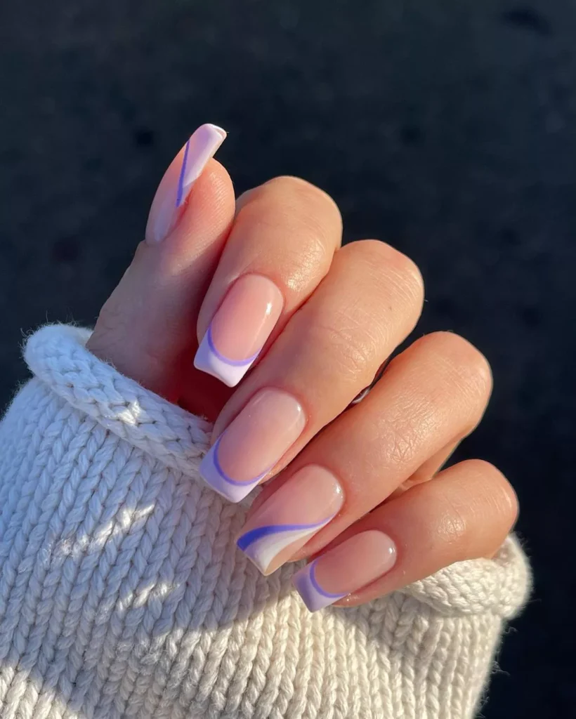 Lavender French Twist