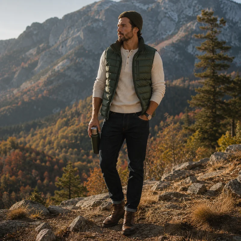 The Vest Layered Outfit