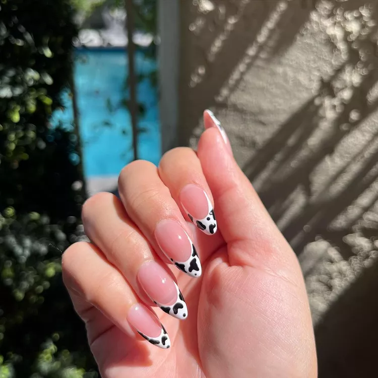 Cow Print Tips