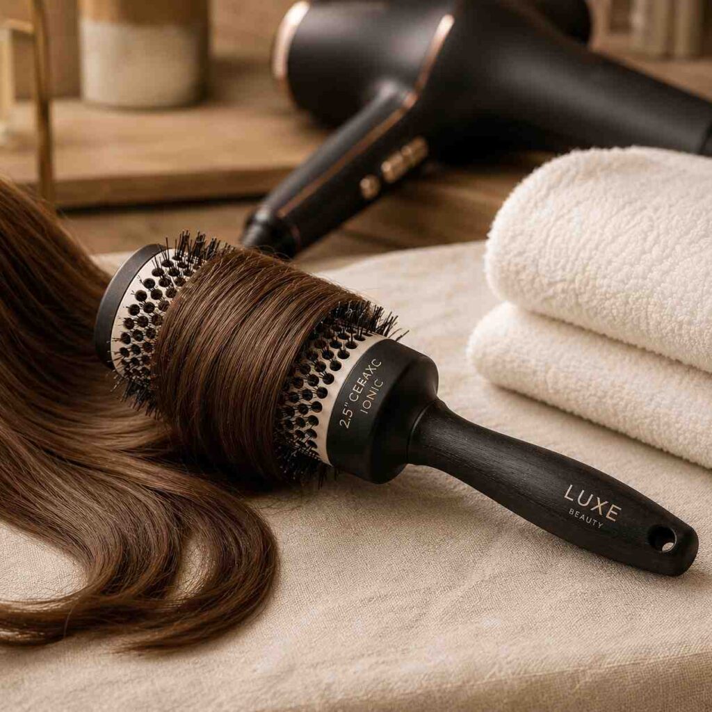 A Round Brush for Blowouts