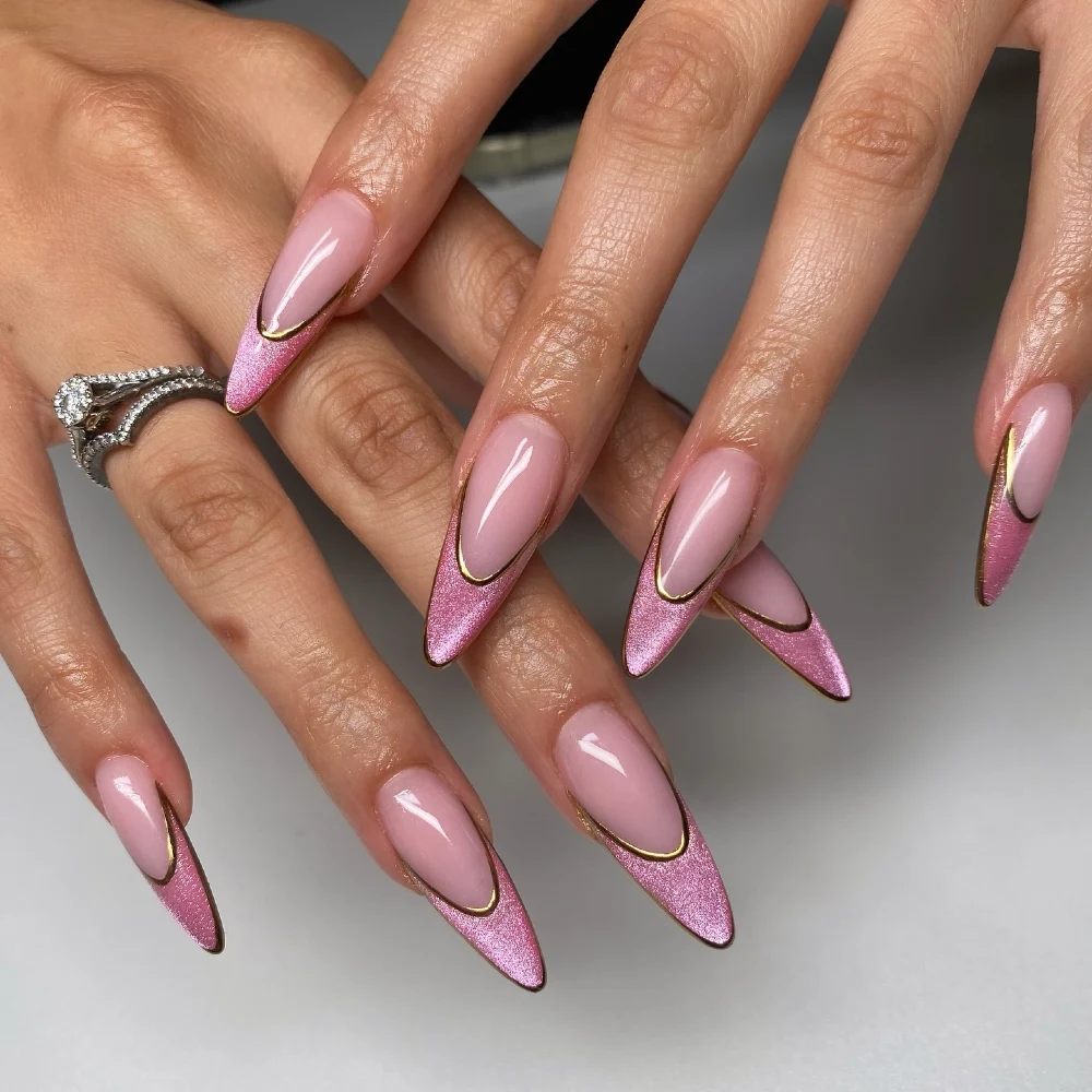 Chrome Mirror Almond