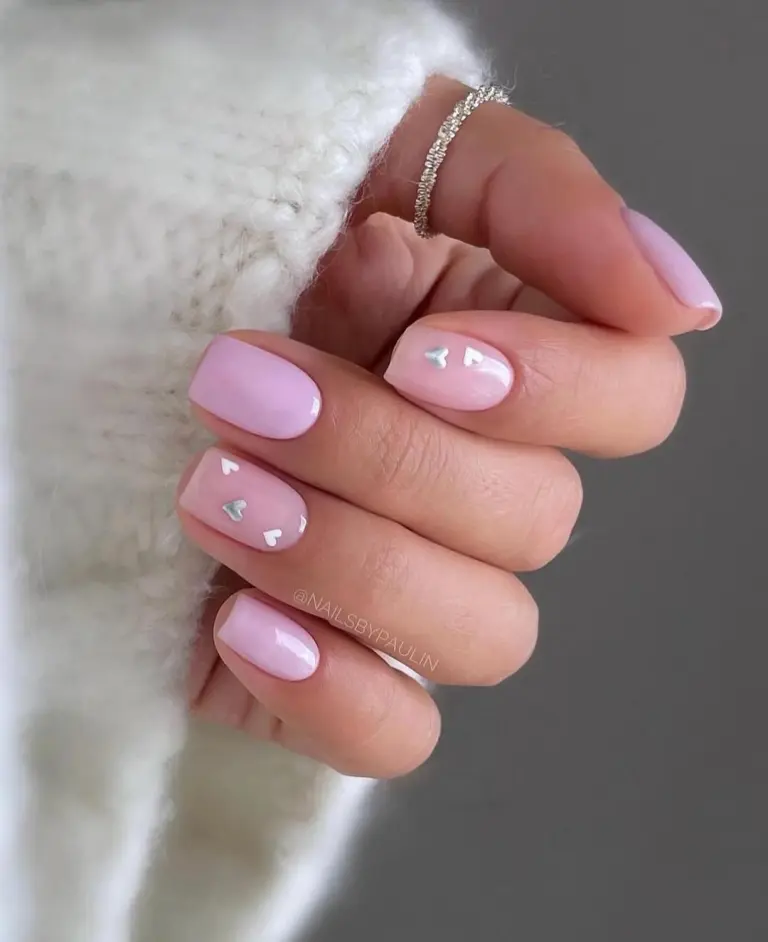 Sheer Pink with Heart