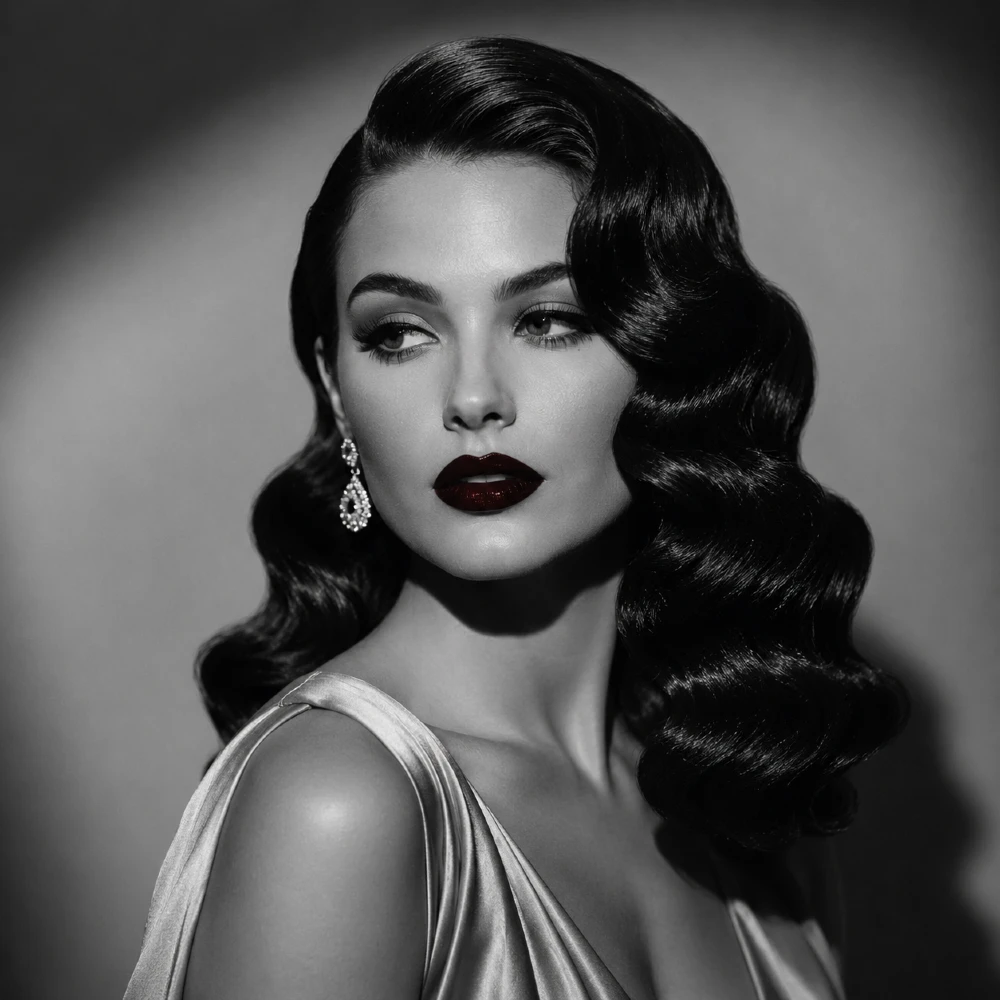 Old Hollywood Glamour Waves