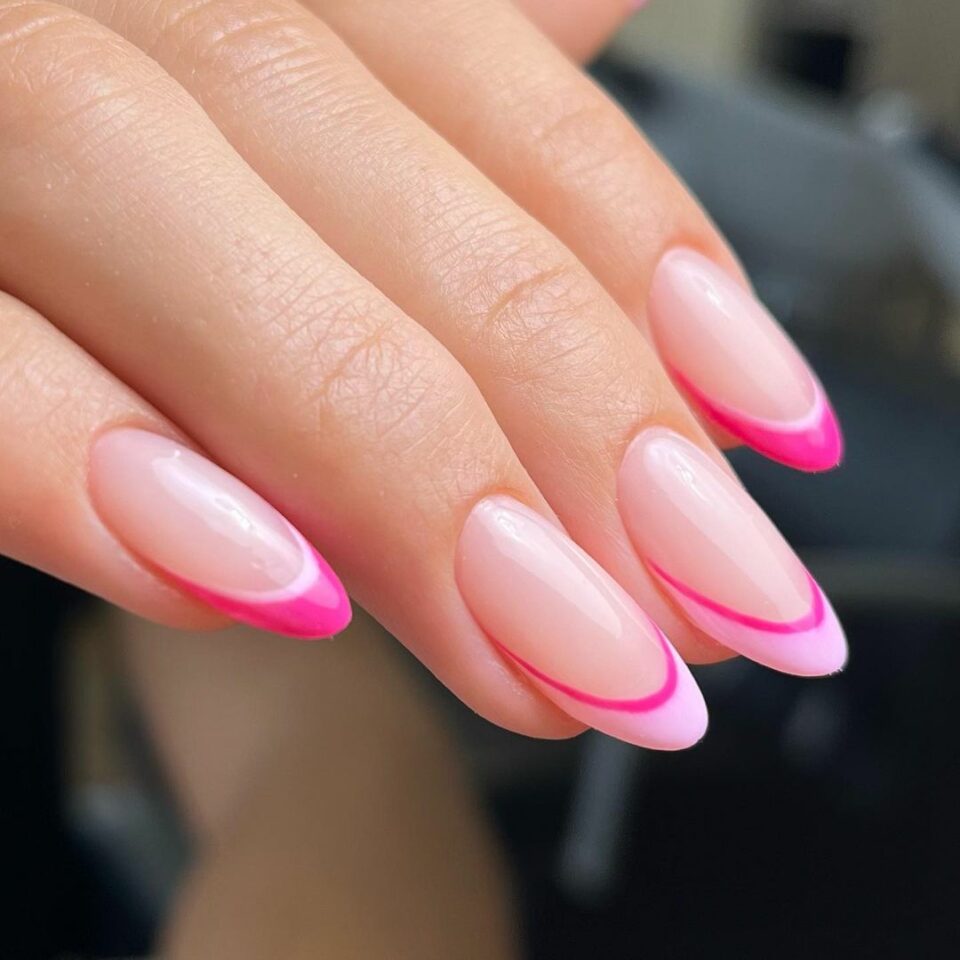 Neon Pink French