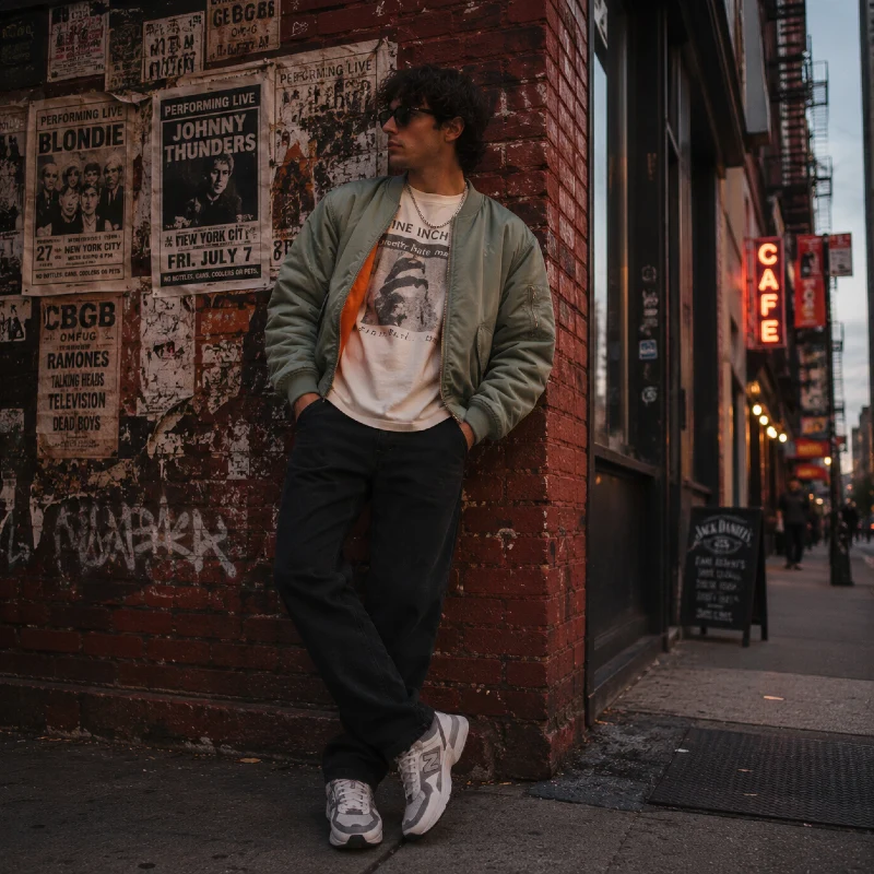The Bomber Jacket Streetwear Look