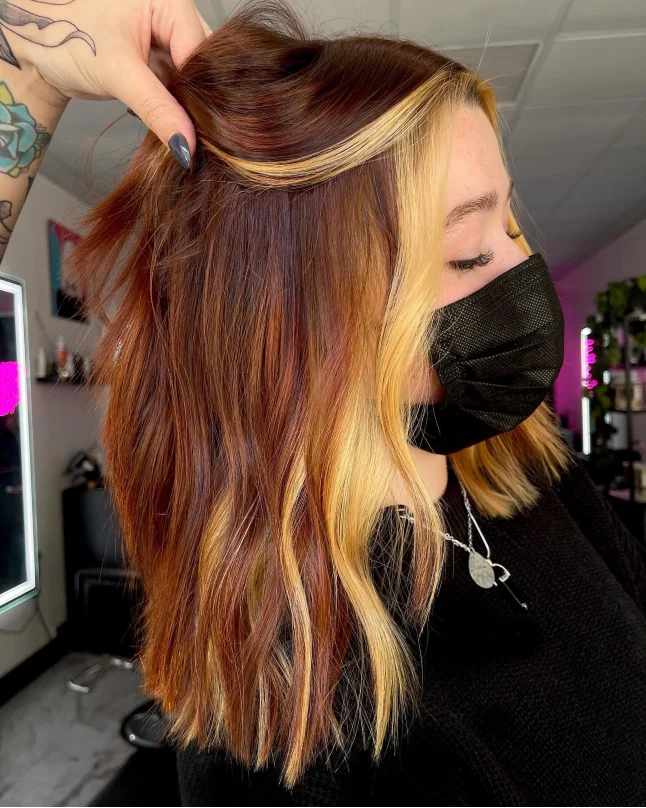 Auburn Spice Balayage