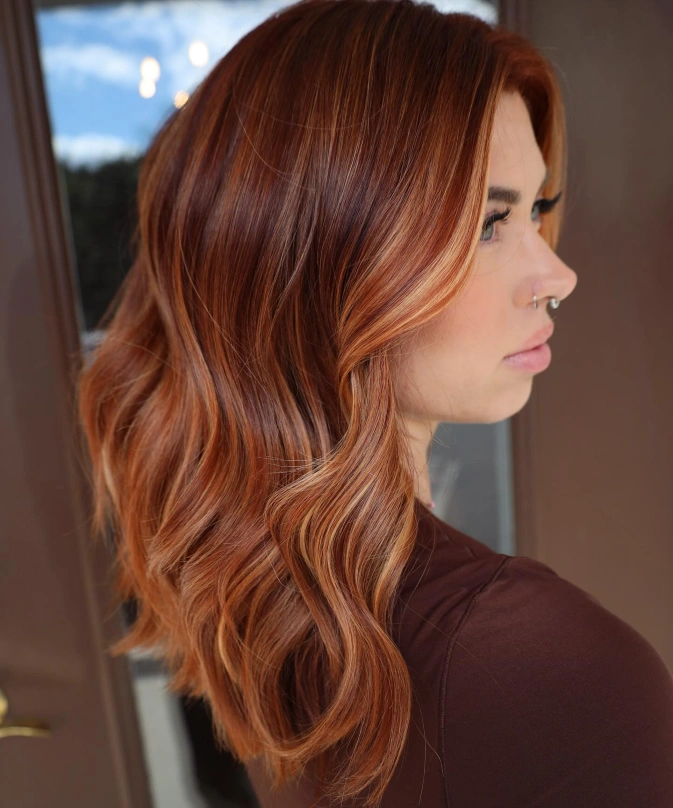 Strawberry Blonde Balayage