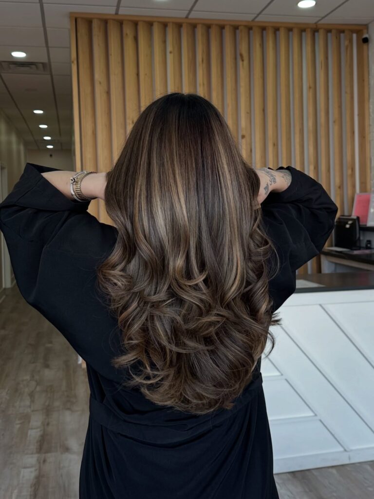 Caramel Brown Balayage