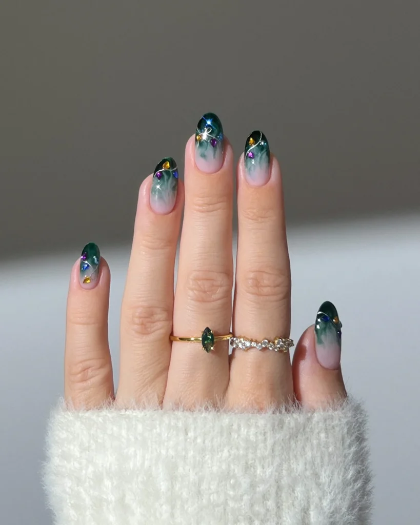 Glass Glitter Tips