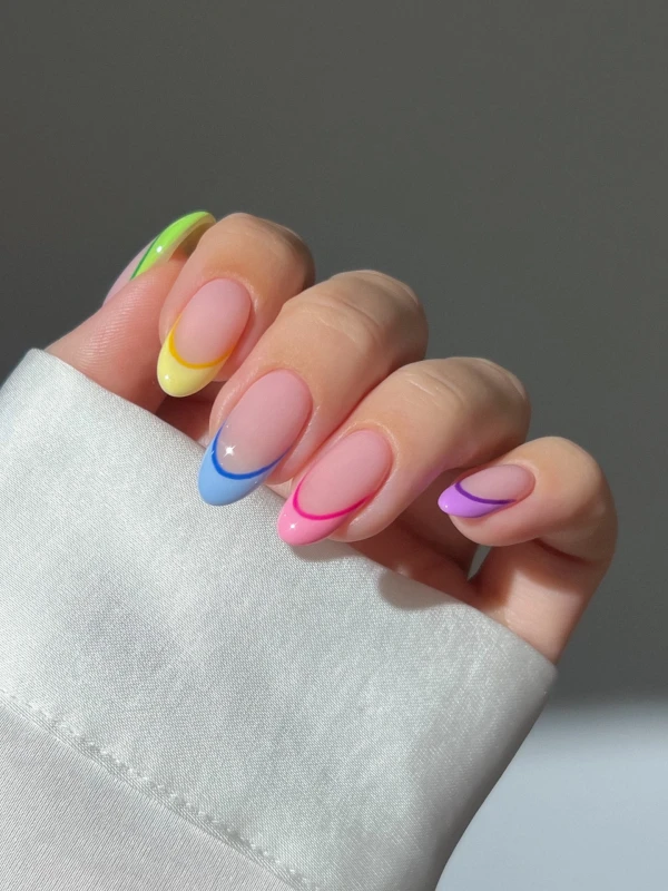 Colorful Rainbow Tips