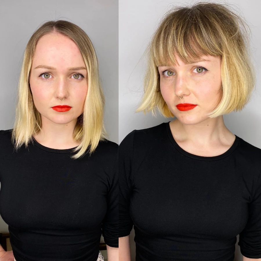 French Bob with Bangs