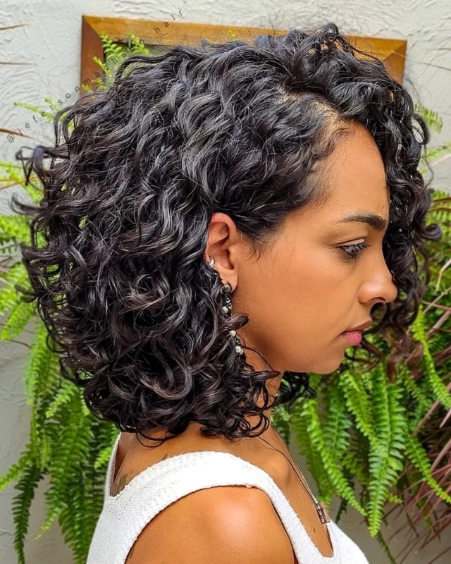 Bouncy Curly Bob