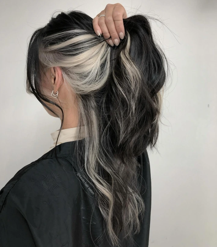 Icy Silver Balayage
