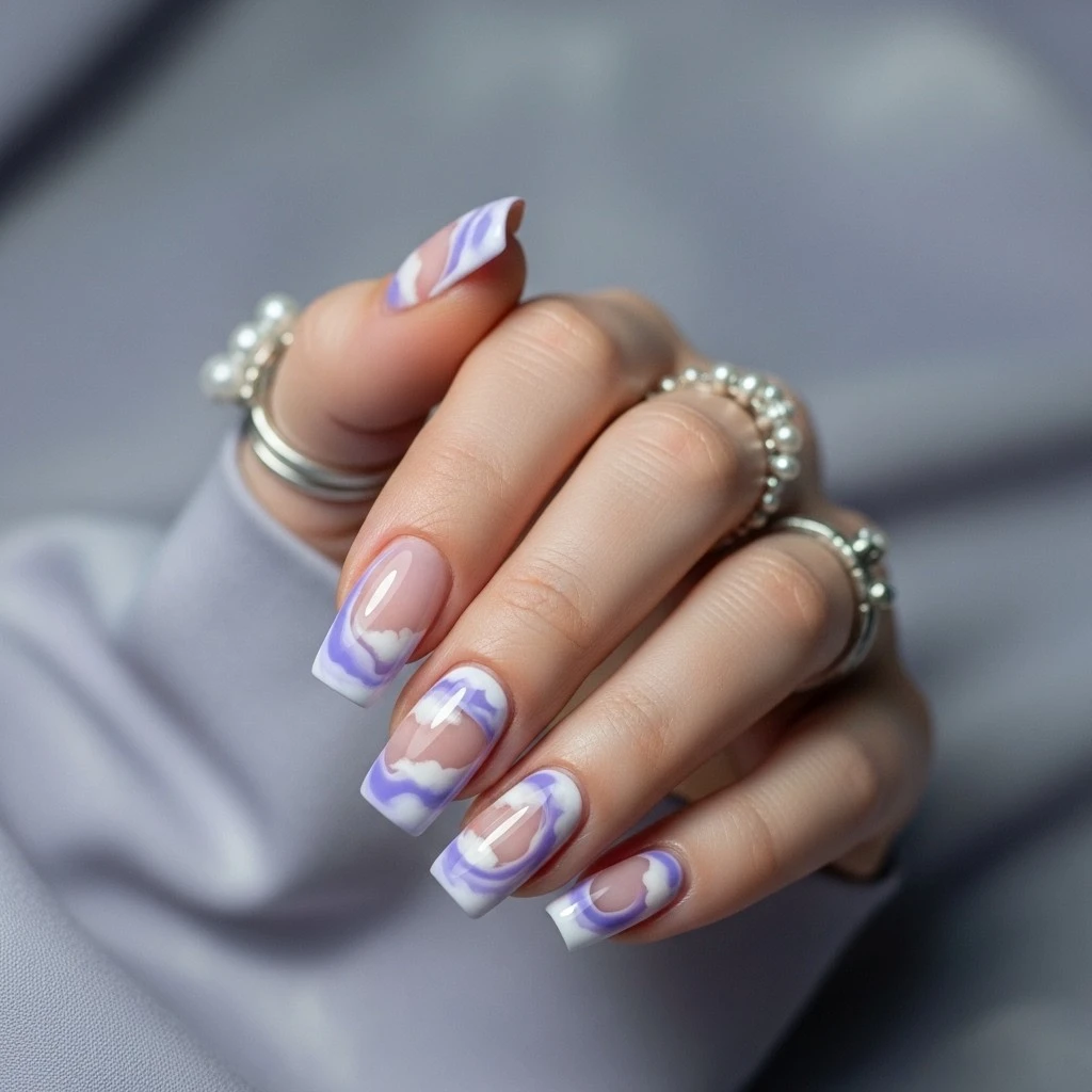 Marble Tip Swirl
