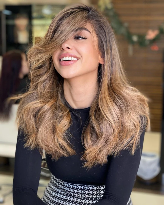 Sandy Beige Balayage